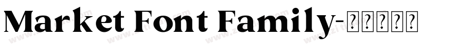 Market Font Family字体转换